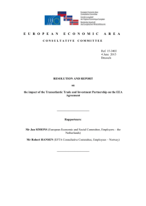 european economic area - EESC European Economic and Social