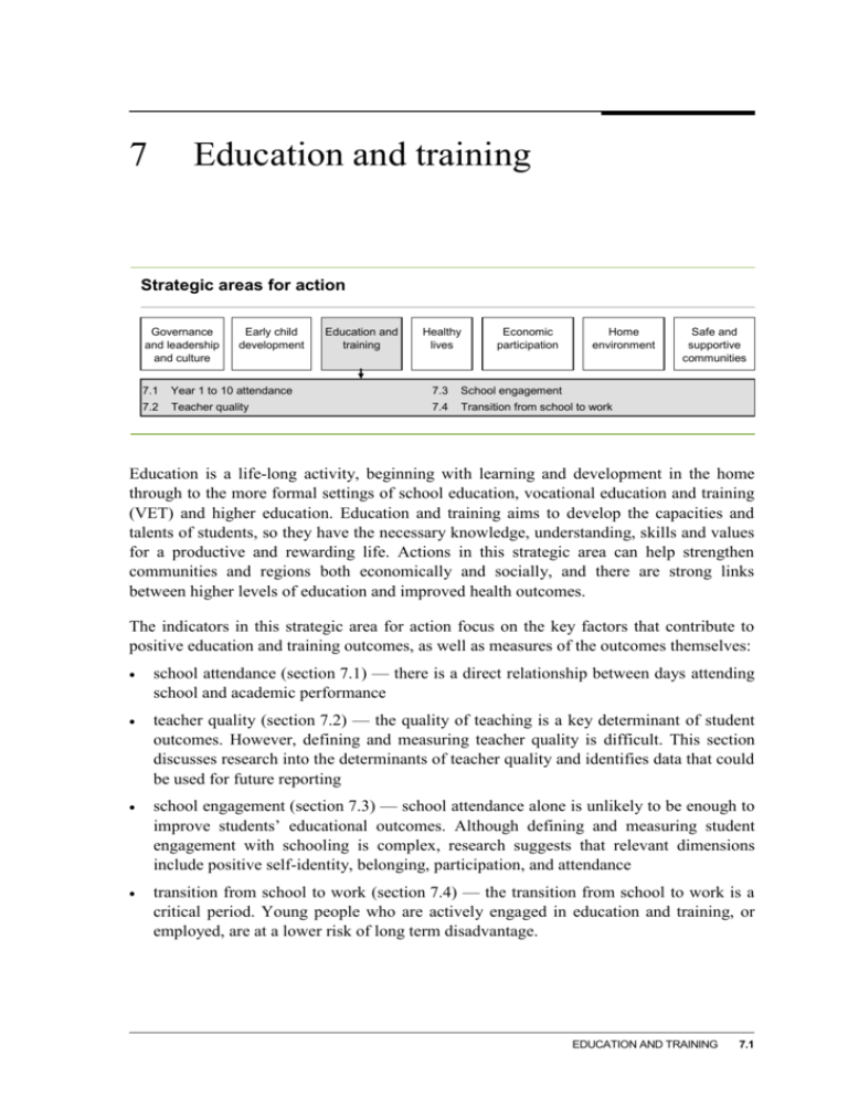 Chapter 7 Education and training