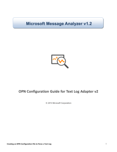 OPN Configuration Guide for Text Log Adapter v2