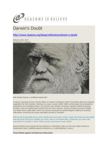 DOC Darwin`s Doubt