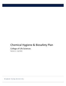 Chemical Hygiene & Biosafety Plan