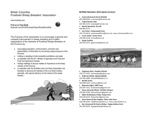 directory2013-1 - BC Purebred Sheep Breeders` Association