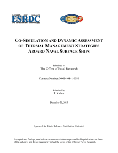 Co-Simulation and Dynamic Asseessment of Thermal Management