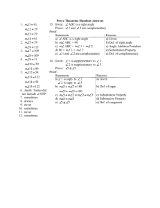 DR-4 Prove Theorems - Petal School District