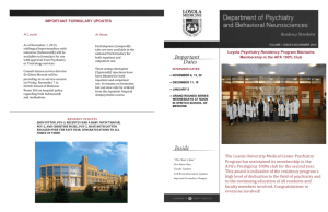 Newsletter 2014-15 part I - Stritch School of Medicine