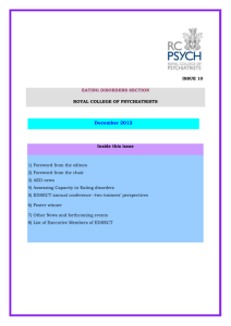 December 2012 - Royal College of Psychiatrists