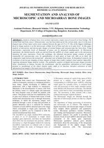 Qualitative and Quantitative Analysis of Microarray and Microscopic