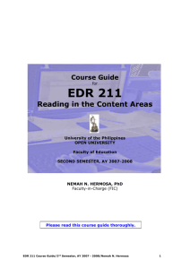 Course Guide - FIT