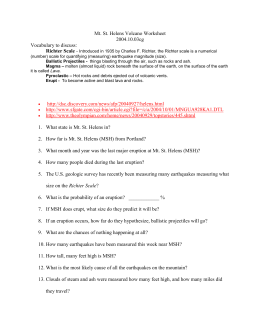 Raging Planet: Volcano Movie Questions [they are in order, answer