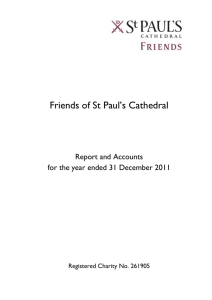 FRIENDS OF ST PAUL`S CATHEDRAL