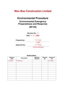 Sample - Environmental Protection Department