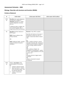 Level 2 Biology (90464) Assessment Schedule 2008