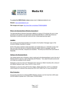 NBWA Test Media Kit - Naramata Bench Winery Association