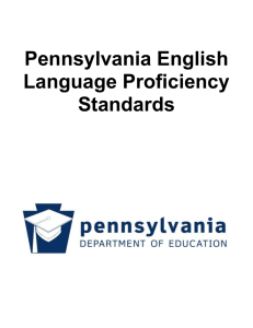 5 English language proficiency standards