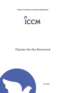 (ICCM) Charter for the Bereaved