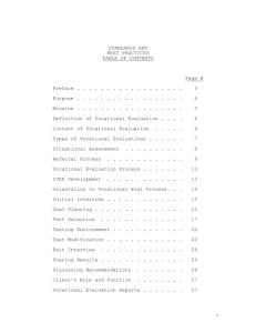 STANDARDS AND BEST PRACTICES TABLE OF CONTENTS Page