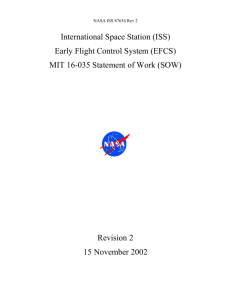 The National Aeronautics and Space Administration (NASA