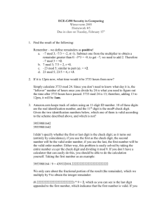 ECE-C490 Computer Arithmetic