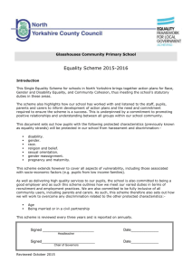 NY IQM Core Standard 1: Welcoming school and ethos