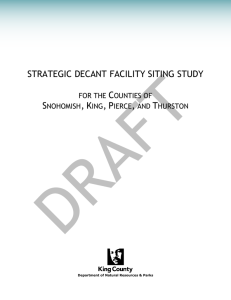 12-05431-000 Strategic Decant Facility Siting Study