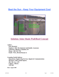 Beat The Sun - Keep Your Equipment Cool