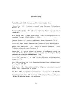 BIBLIOGRAPHY - Rutgers Optimality Archive