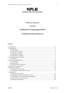 Recommendations for the proposed CCDM inter-laboratory