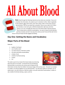 All About Blood - Tennessee Opportunity Programs