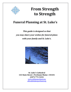 to see our funeral guide "From Strength to