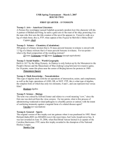 Round 2 EDITED - High School Quizbowl Packet Archive