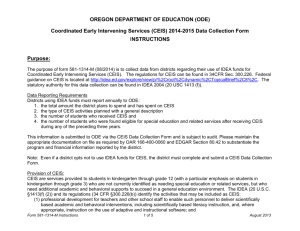 Instructions - Oregon Department of Education