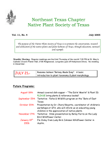 Northeast Texas Chapter