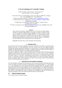 Automatic Tuning of Controllers using Neural Networks