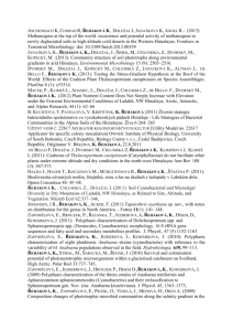 Seznam publikací - Laboratory of Phytoplankton Ecology