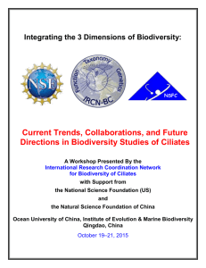 Integrating the 3 Dimensions of Biodiversity: - IRCN-BC