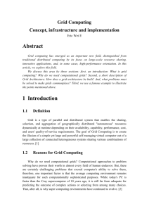 3 Grid Architecture