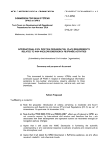ICAO requirements related to non-Nuclear ERA