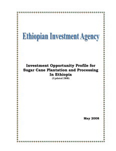 Production and Processing of sugar Cane 2008