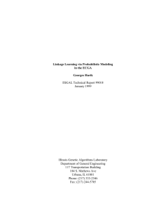 Georges Harik - Illinois Genetic Algorithms Lab