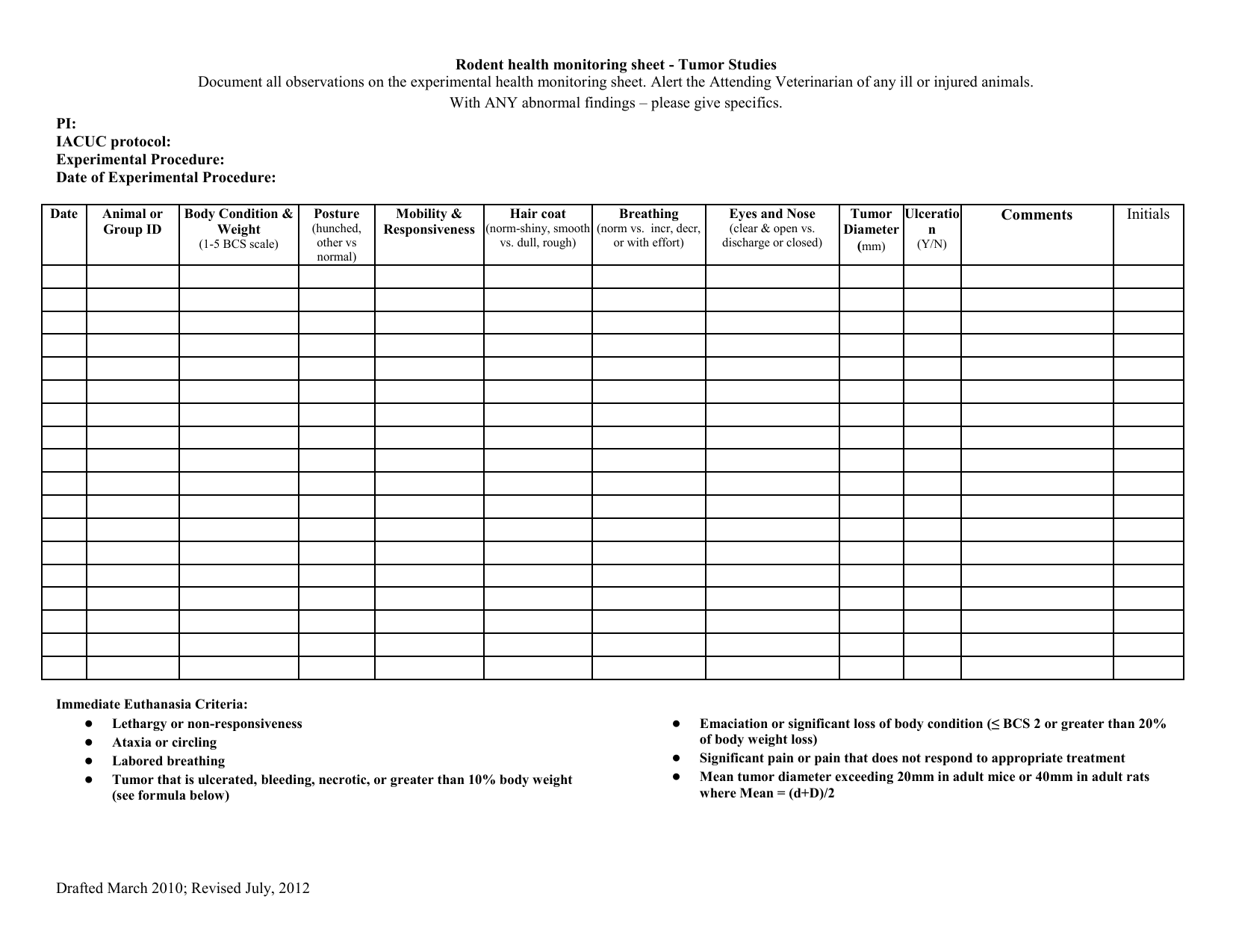 rodent-health-monitoring-sheet-tumor-studies