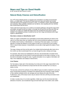Natural Body Cleanse and Detoxificatio