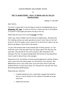 mablethorpe what to bring letter