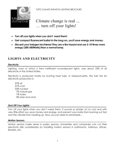 Lights Brochure - Office of Sustainability