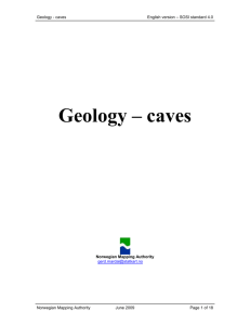 Geology - caves