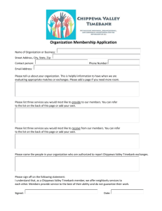 Organization Membership Application