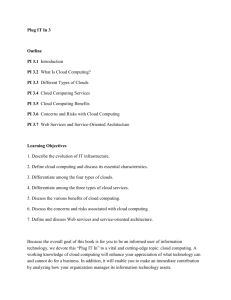 cloud computing sam - Raymond J. Harbert College of Business