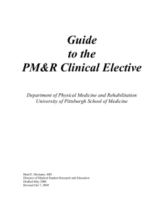 Medical Student Guide - University of Pittsburgh