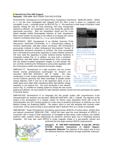 II. Results from Prior NSF Support Bartynski: DMR #### NEW