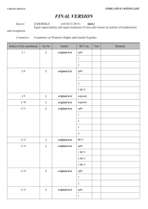 TABLING SERVICE INDICATIVE VOTING LIST FINAL VERSION