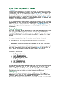 How File Compression Works